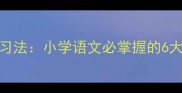 成语接龙高效学习法小学语文必掌握的6大技巧与实战指南