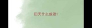 回天什么成语