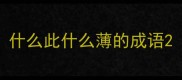 什么此什么薄的成语