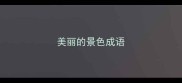美丽的景色成语