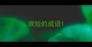 很短的成语