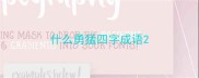 什么勇猛四字成语