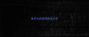 鱼开头的成语接龙大全