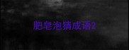 肥皂泡猜成语