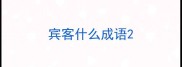 宾客什么成语