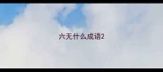 六无什么成语