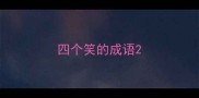 四个笑的成语
